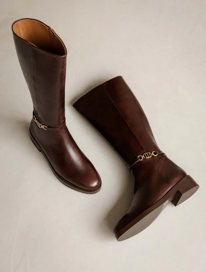 Bobbies Knee High Boots Bianca Irish Coffee 8211 Women