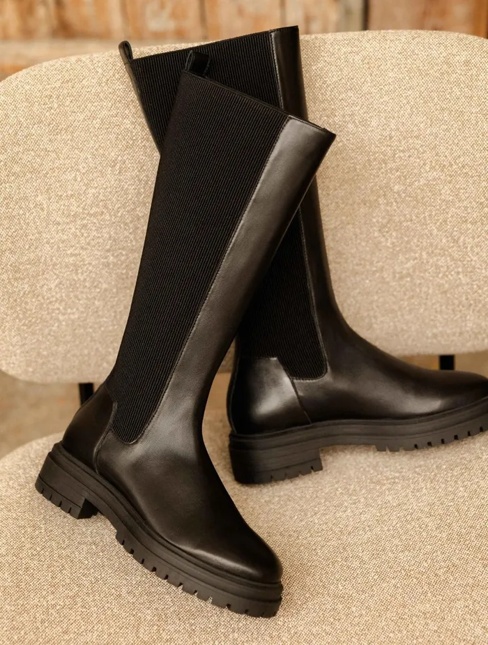 Bobbies Knee High Boots Naomi Passion Black 8211 Women