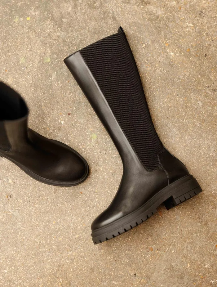 Bobbies Knee High Boots Naomi Passion Black 8211 Women