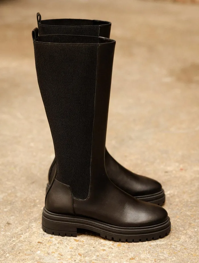 Bobbies Knee High Boots Naomi Passion Black 8211 Women