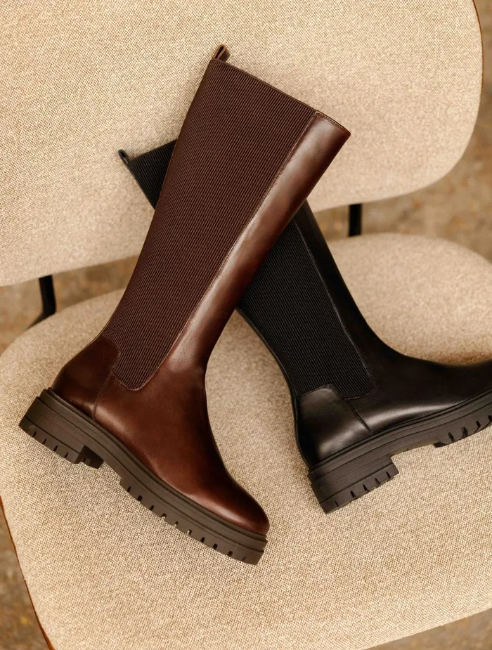 Bobbies Knee High Boots Naomi Passion Black 8211 Women
