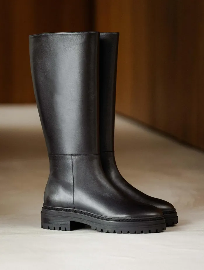 Bobbies Knee High Boots Perry Passion Black 8211 Women