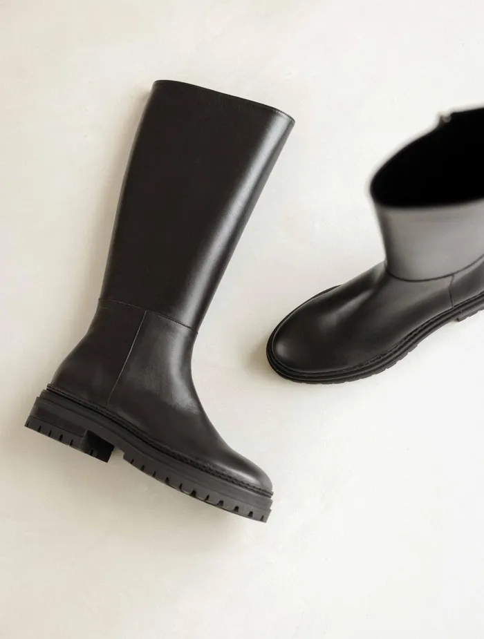 Bobbies Knee High Boots Perry Passion Black 8211 Women