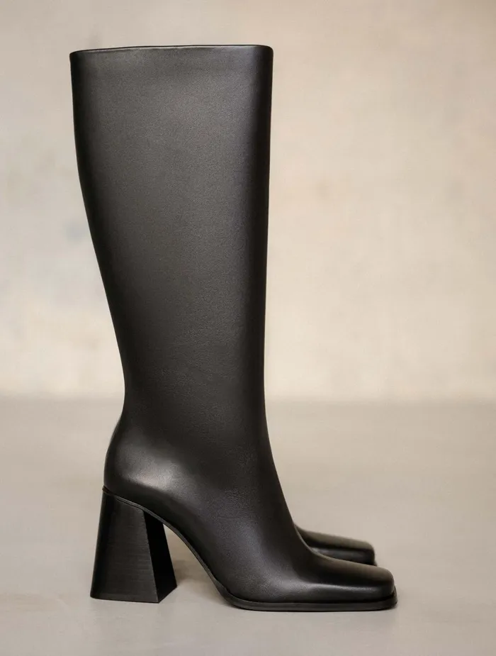 Bobbies Knee High Boots Tamar Passion Black 8211 Women