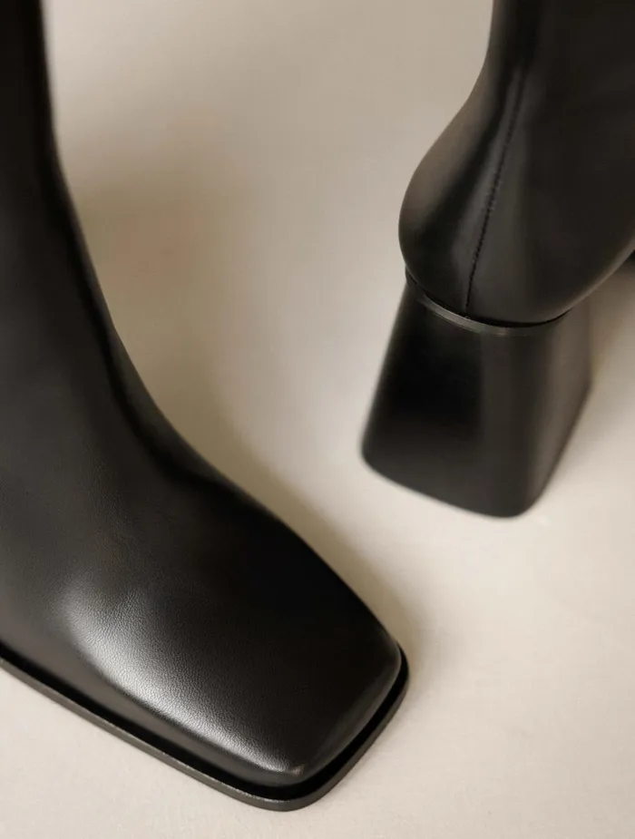 Bobbies Knee High Boots Tamar Passion Black 8211 Women