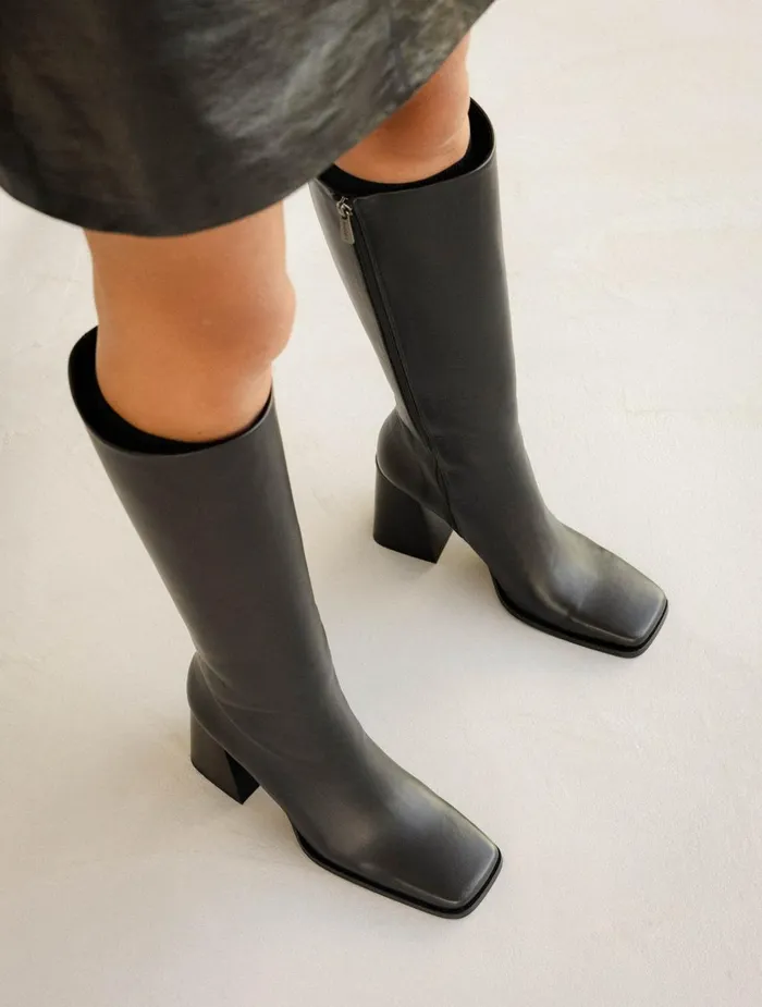 Bobbies Knee High Boots Tamar Passion Black 8211 Women