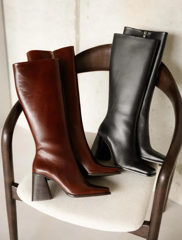 Bobbies Knee High Boots Tamar Passion Black 8211 Women