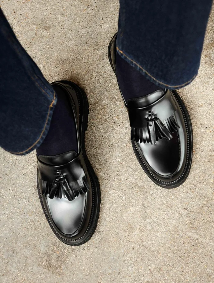 Bobbies Loafers Mal Siyah Black 8211 Men