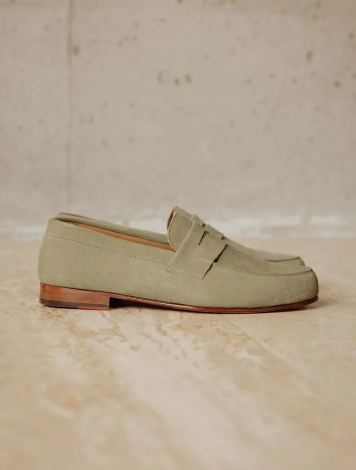 Bobbies Loafers Stanley Grege Green 8211 Men