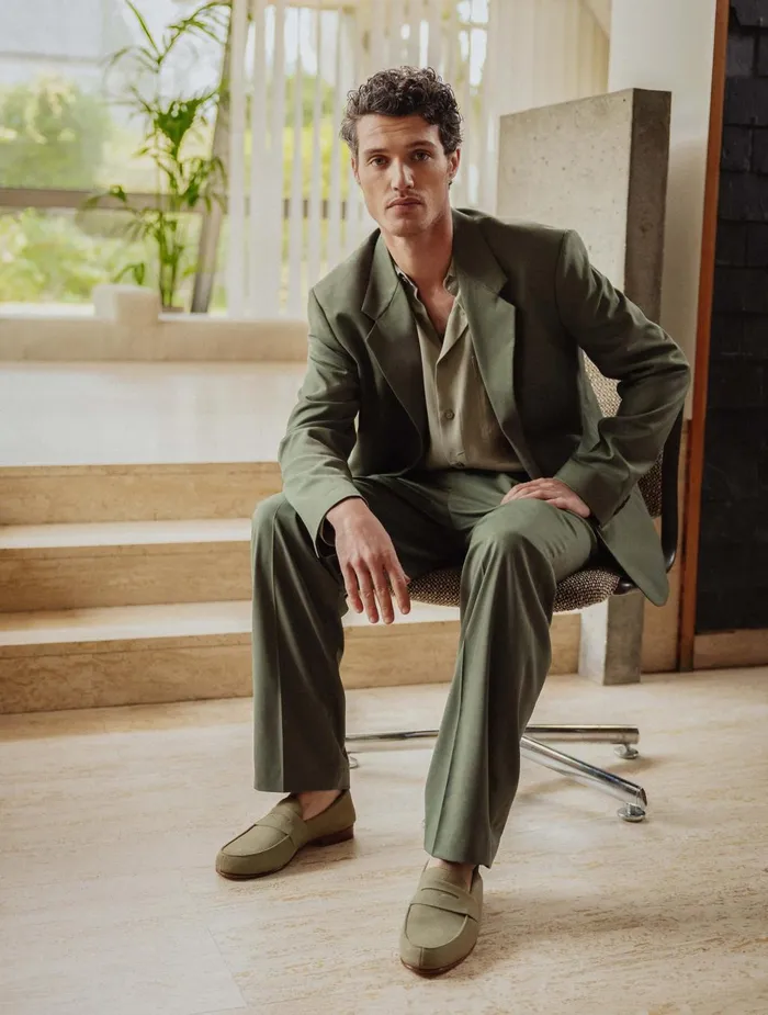 Bobbies Loafers Stanley Grege Green 8211 Men