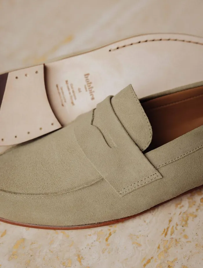 Bobbies Loafers Stanley Grege Green 8211 Men