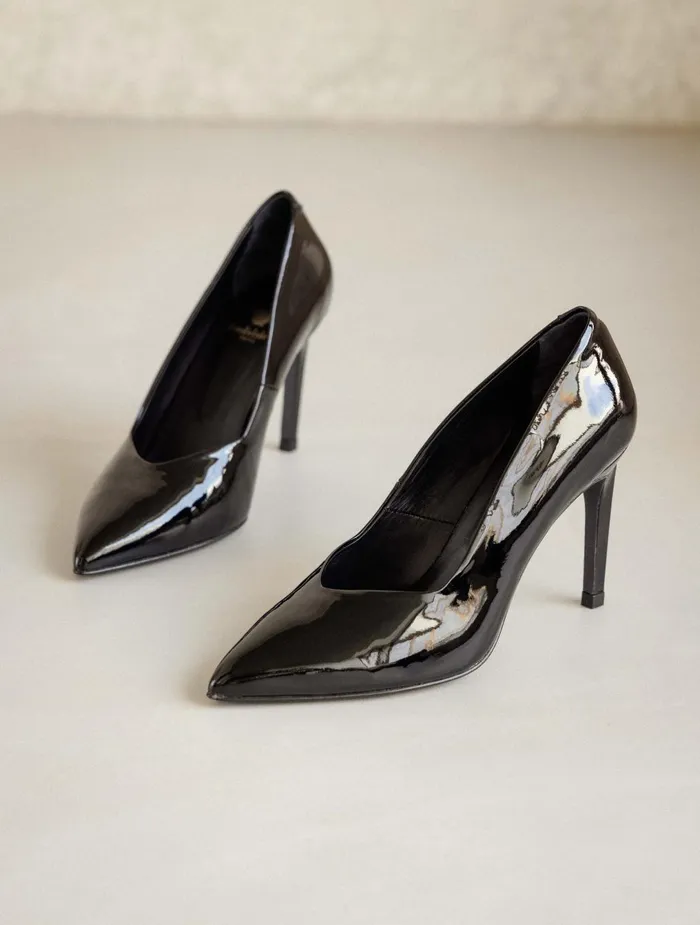 Bobbies Pumps and Mary Janes Frida Lacquered Black 8211 Women
