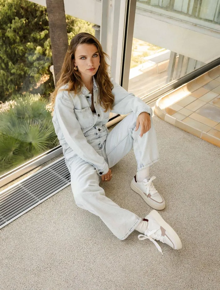 Bobbies Sneakers Avalon Off White and Morello 8211 Women