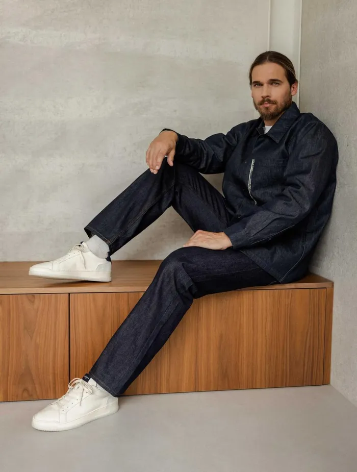Bobbies Sneakers Daniil Cream and Denim Brut 8211 Men
