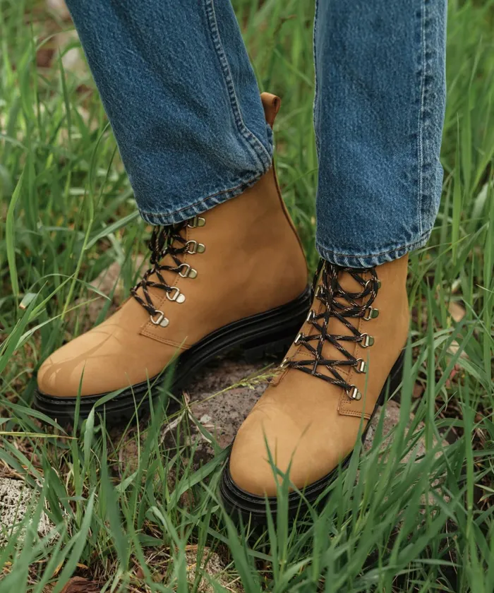 Boots Women Jenni Kayne Oiled Leather Mountain Boot Tan
