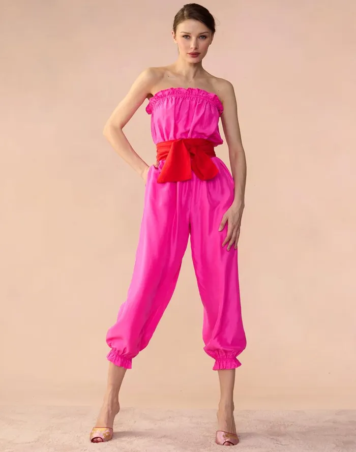Bottoms Women Cynthia Rowley Cassis Jumpsuit