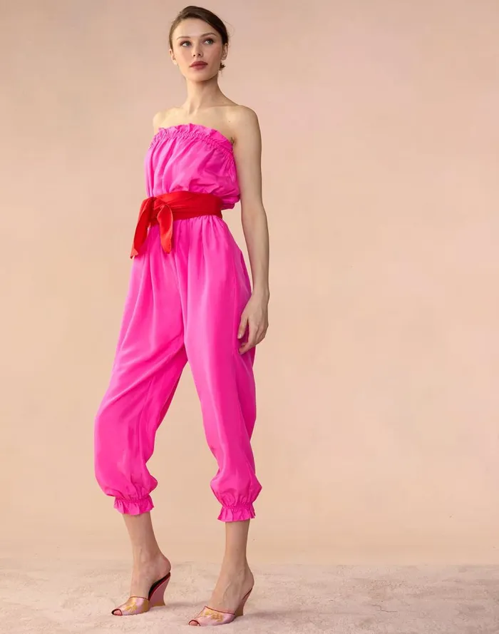 Bottoms Women Cynthia Rowley Cassis Jumpsuit