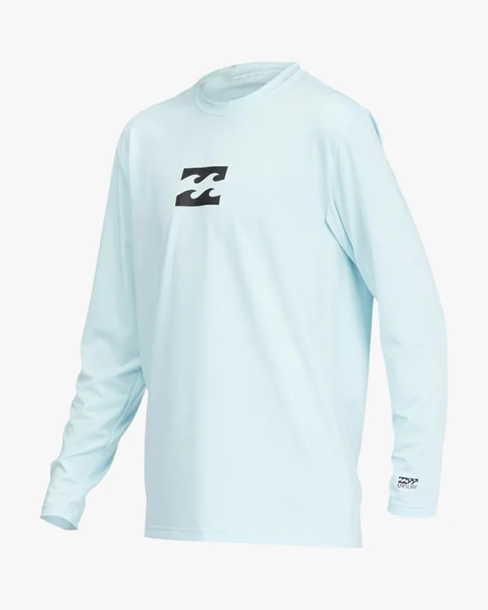 Boy039s 27 All Day Wave Loose Fit Long Sleeve Surf Tee Coastal Kids Billabong Toddlers and Boys 27 Yrs