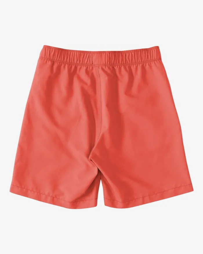 Boy039s All Day Layback Boardshorts Coral MenKids Billabong Side Pockets
