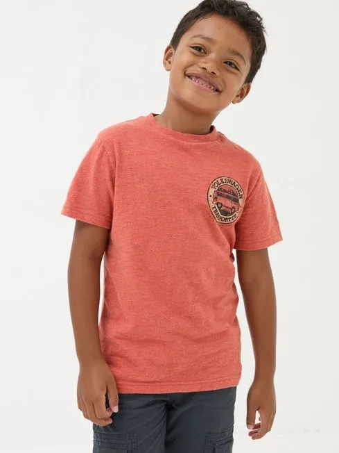 Boys Fatface TShirts and Polos VW Orange Graphic TShirt