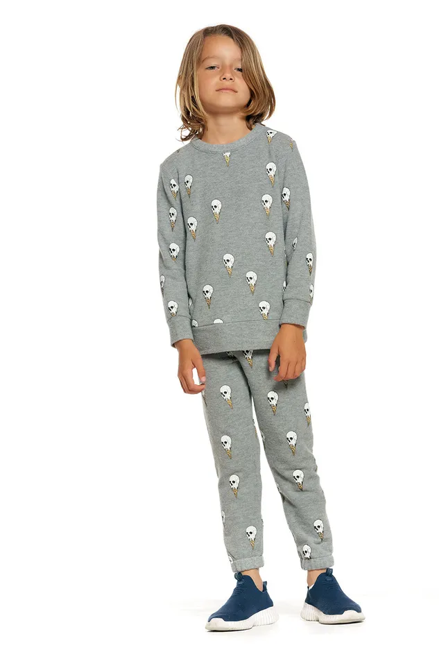 Boys Ice Cream Skull Pants Bottoms Chaser Brand Boys Ice Cream Skull Pants Bottoms Chaser Brand