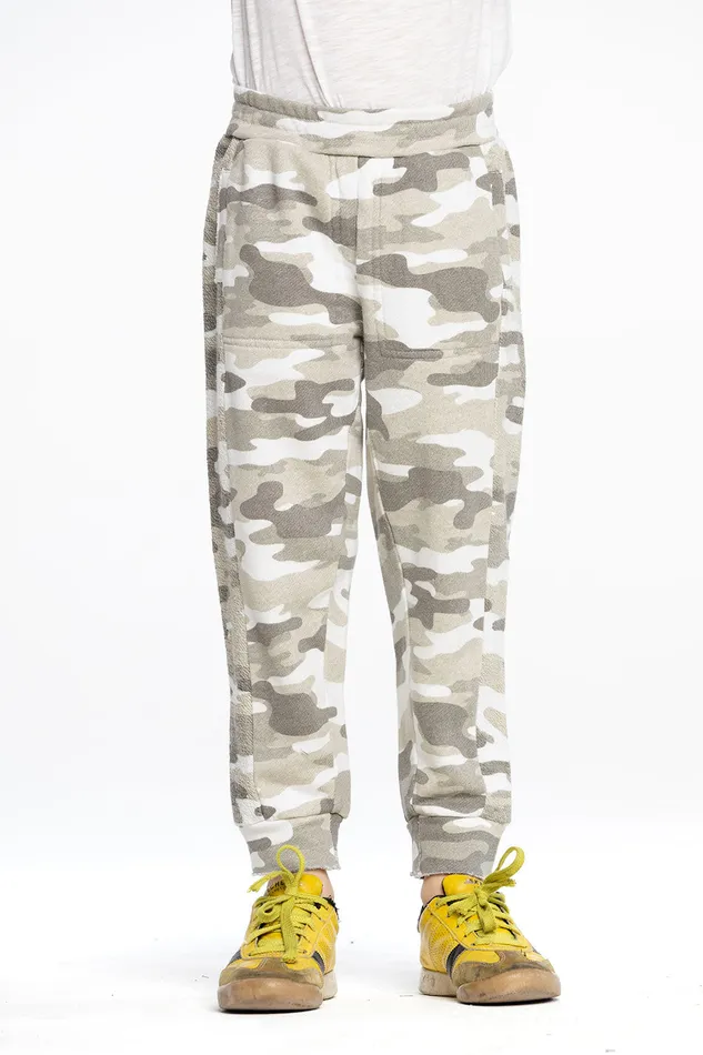 Boys Linen French Terry Soft Utility Jogger Bottoms Chaser Brand