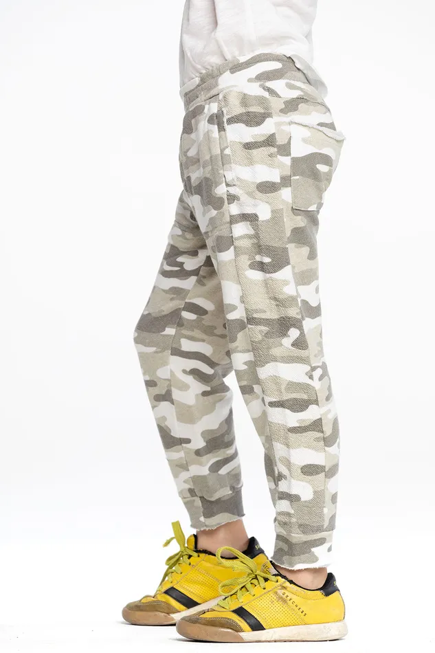 Boys Linen French Terry Soft Utility Jogger Bottoms Chaser Brand