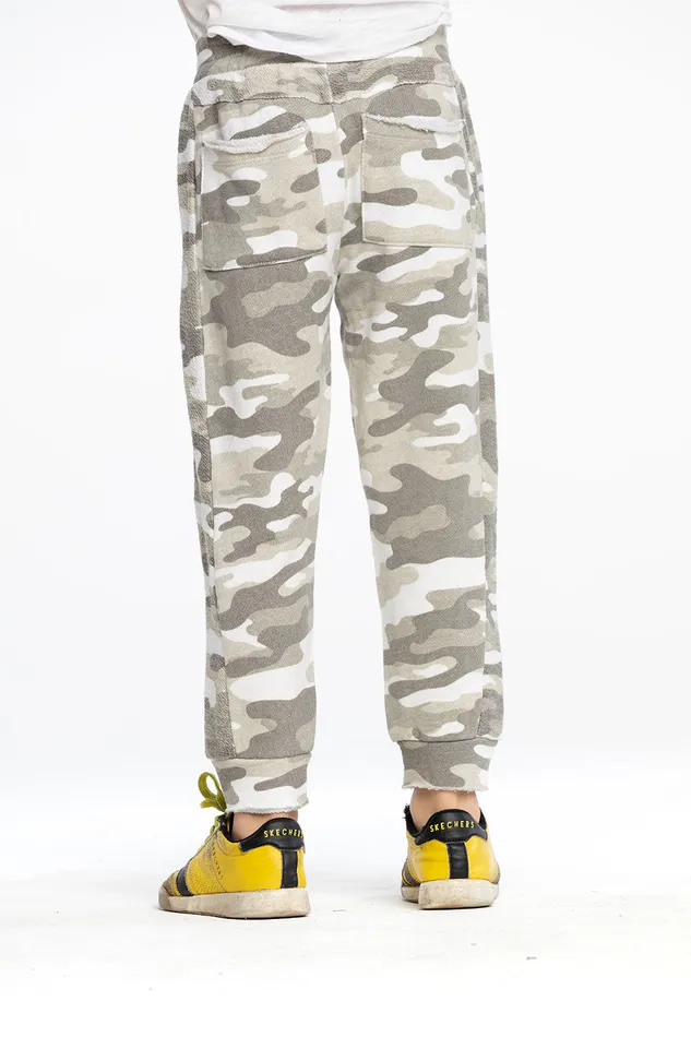Boys Linen French Terry Soft Utility Jogger Bottoms Chaser Brand