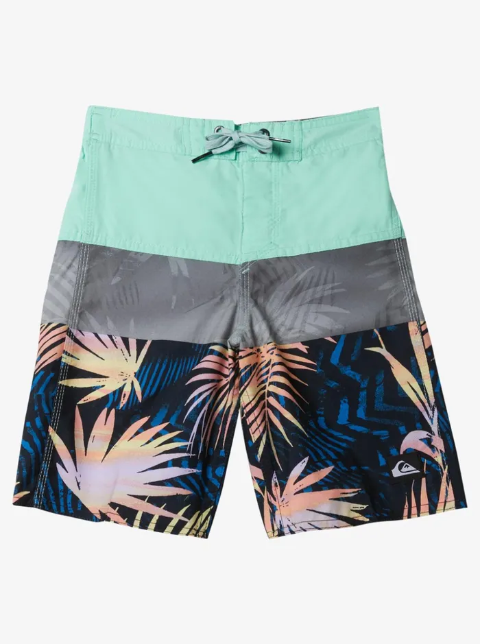 Boys Quiksilver Boardshorts Boy039s 27 Everyday Panel 14034 Boardshorts Beach Glass