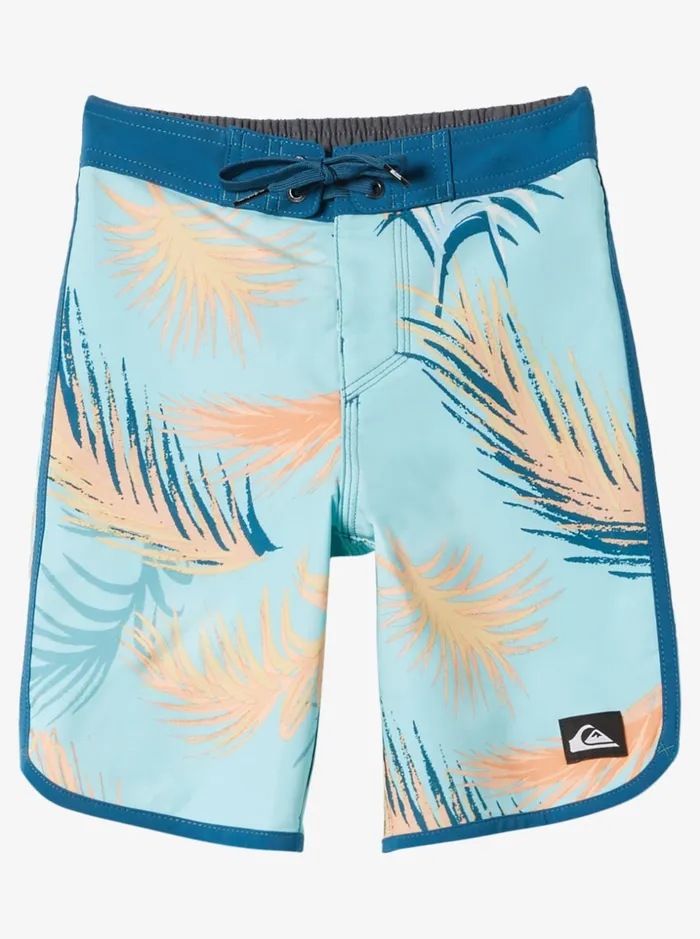 Boys Quiksilver Boardshorts Boy039s 27 Surfsilk Scallop 14034 Boardshorts Maroccan Blue