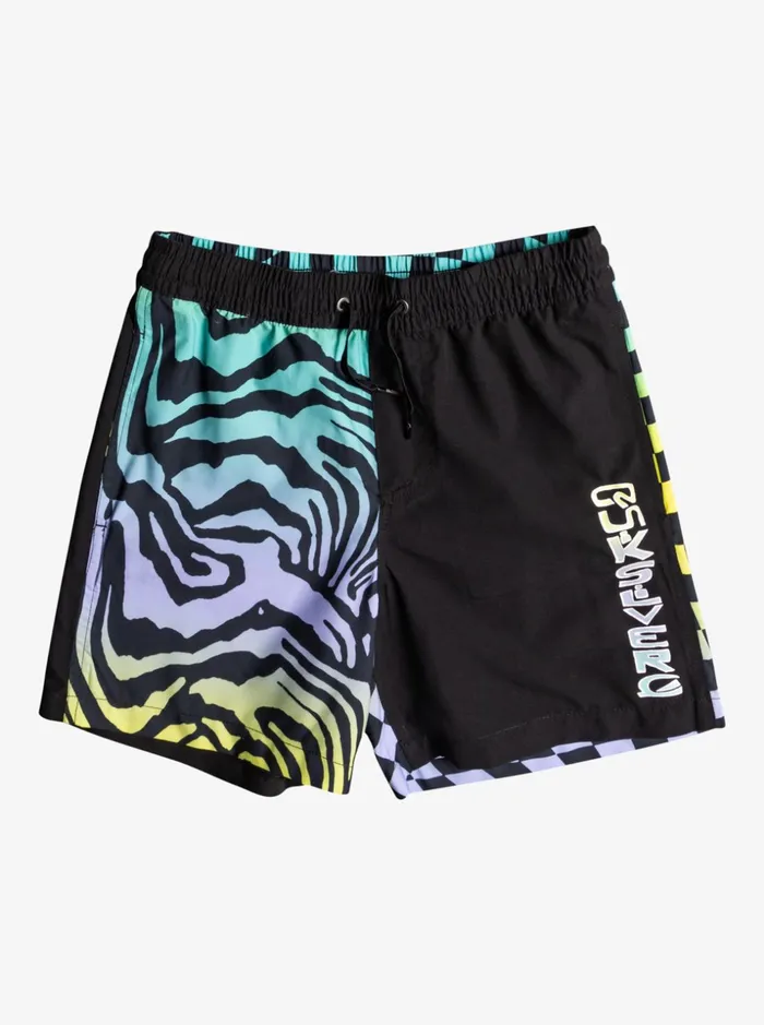 Boys Quiksilver Boardshorts Boy039s 816 Radical Time 14034 Volleys Safety Yellow