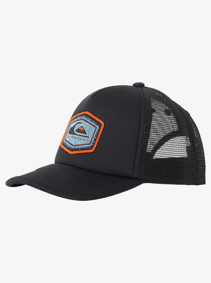 Boys Quiksilver Hats Boy039s 816 Secret Slab Trucker Hat Black
