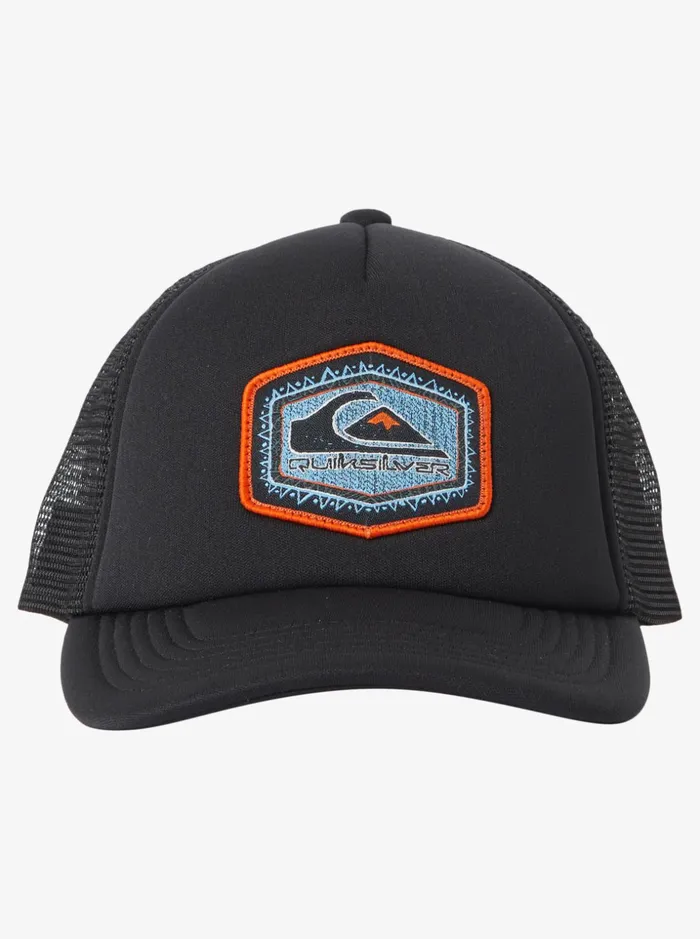 Boys Quiksilver Hats Boy039s 816 Secret Slab Trucker Hat Black Boys Quiksilver Hats Boy039s 816 Secret Slab Trucker Hat Black