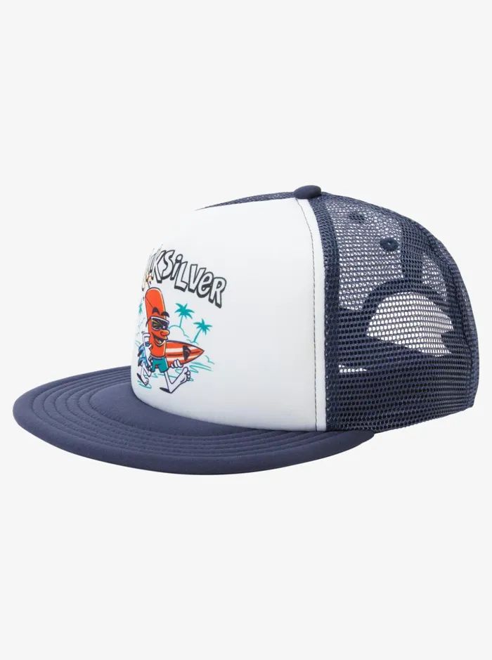 Boys Quiksilver Hats Boy039s 816 Town Hero Snapback Hat Navy Blazer