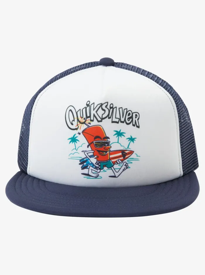 Boys Quiksilver Hats Boy039s 816 Town Hero Snapback Hat Navy Blazer