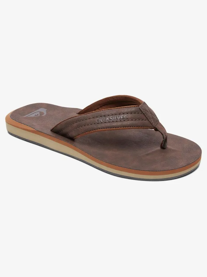 Boys Quiksilver Sandals Boy039s 816 Carver Nubuck Sandals Demitasse 8211 Solid
