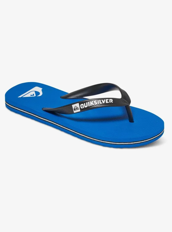 Boys Quiksilver Sandals Boy039s 816 Molokai FlipFlops Blackblueblack