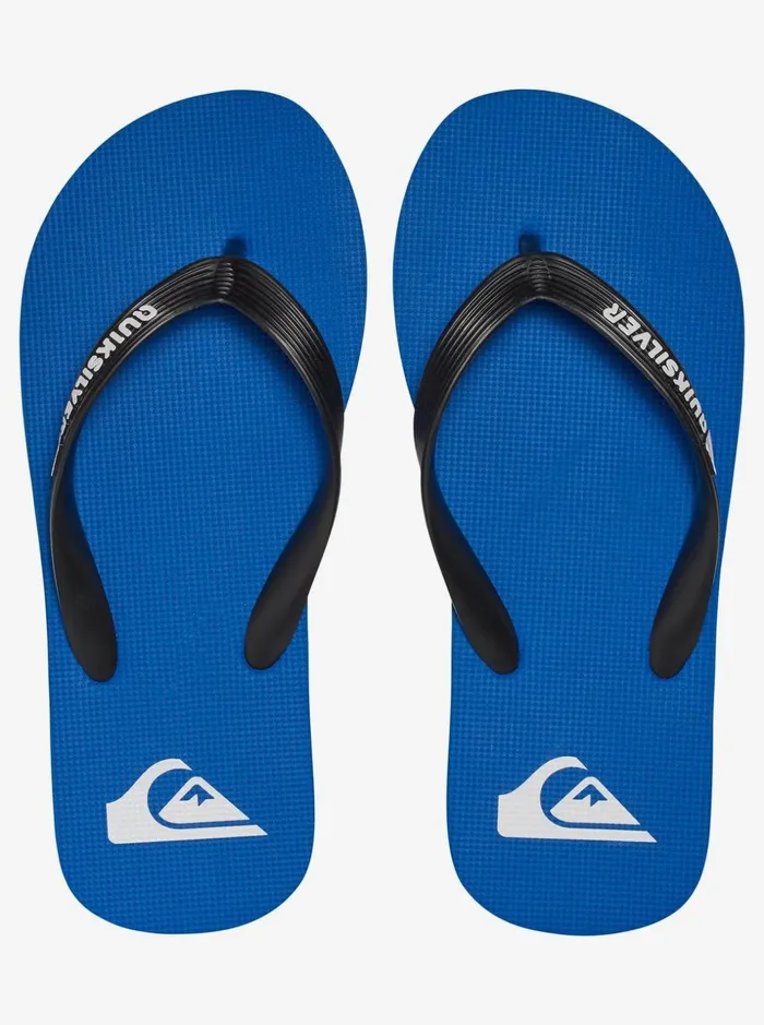 Boys Quiksilver Sandals Boy039s 816 Molokai FlipFlops Blackblueblack Boys Quiksilver Sandals Boy039s 816 Molokai FlipFlops Blackblueblack