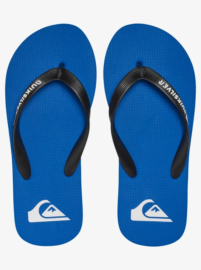 Boys Quiksilver Sandals Boy039s 816 Molokai FlipFlops Blackblueblack Boys Quiksilver Sandals Boy039s 816 Molokai FlipFlops Blackblueblack