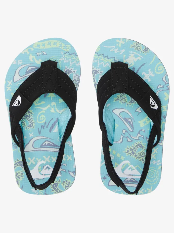 Boys Quiksilver Sandals Toddler039s Molokai Layback Sandals Bluebluegreen Boys Quiksilver Sandals Toddler039s Molokai Layback Sandals Bluebluegreen