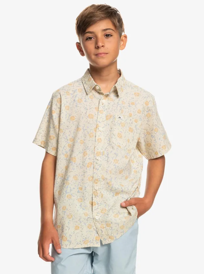 Boys Quiksilver Shirts Boy039s 816 Mellow Fuzz Short Sleeve Shirt Birch Mellow Fuzz Boys Quiksilver Shirts Boy039s 816 Mellow Fuzz Short Sleeve Shirt Birch Mellow Fuzz