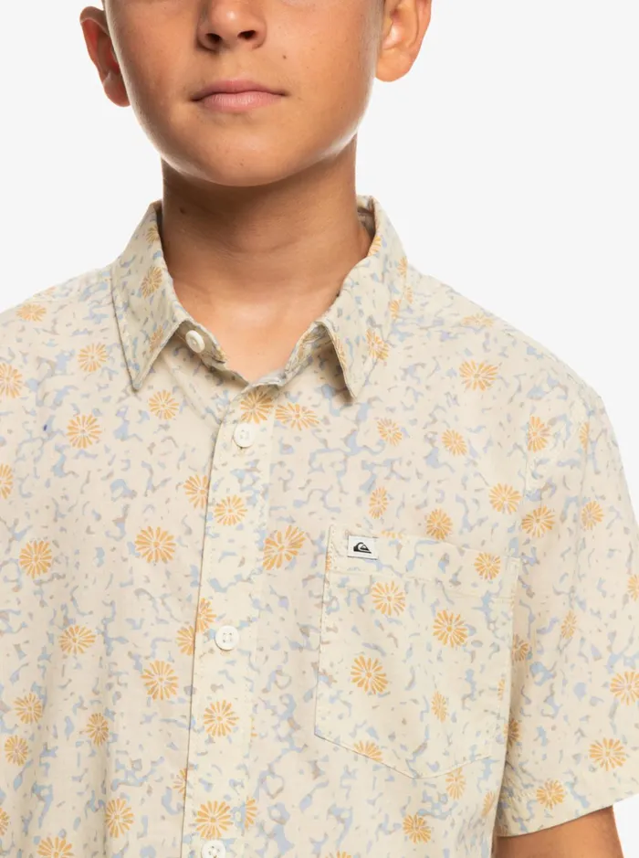 Boys Quiksilver Shirts Boy039s 816 Mellow Fuzz Short Sleeve Shirt Birch Mellow Fuzz Boys Quiksilver Shirts Boy039s 816 Mellow Fuzz Short Sleeve Shirt Birch Mellow Fuzz