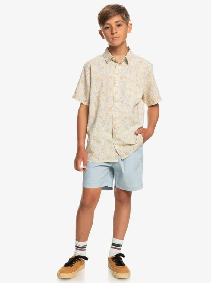 Boys Quiksilver Shirts Boy039s 816 Mellow Fuzz Short Sleeve Shirt Birch Mellow Fuzz Boys Quiksilver Shirts Boy039s 816 Mellow Fuzz Short Sleeve Shirt Birch Mellow Fuzz