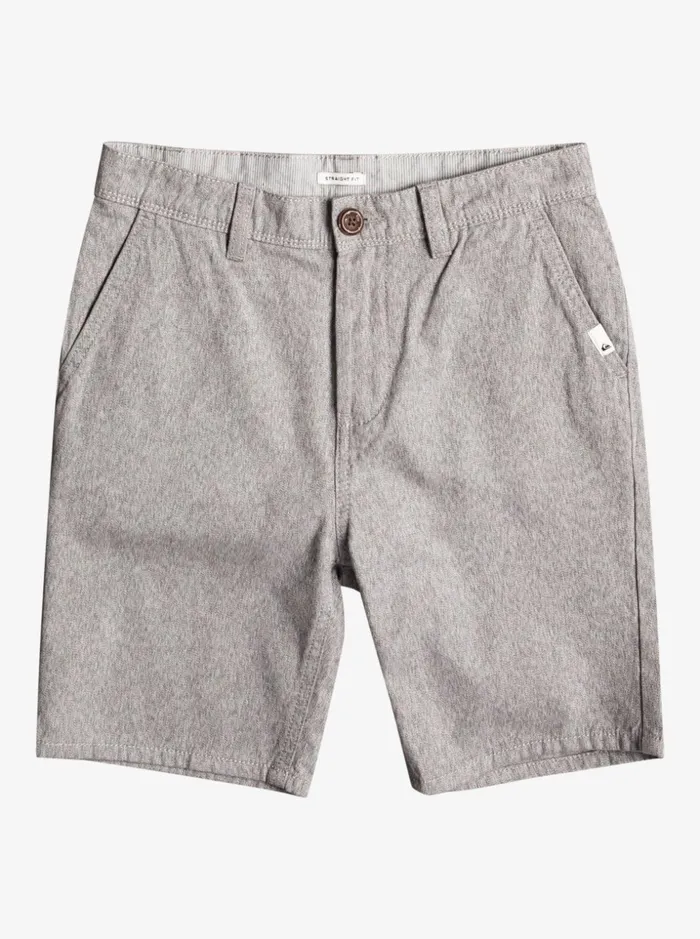 Boys Quiksilver Shorts Boy039s 816 Everyday 17034 Chino Shorts Light Grey Heather