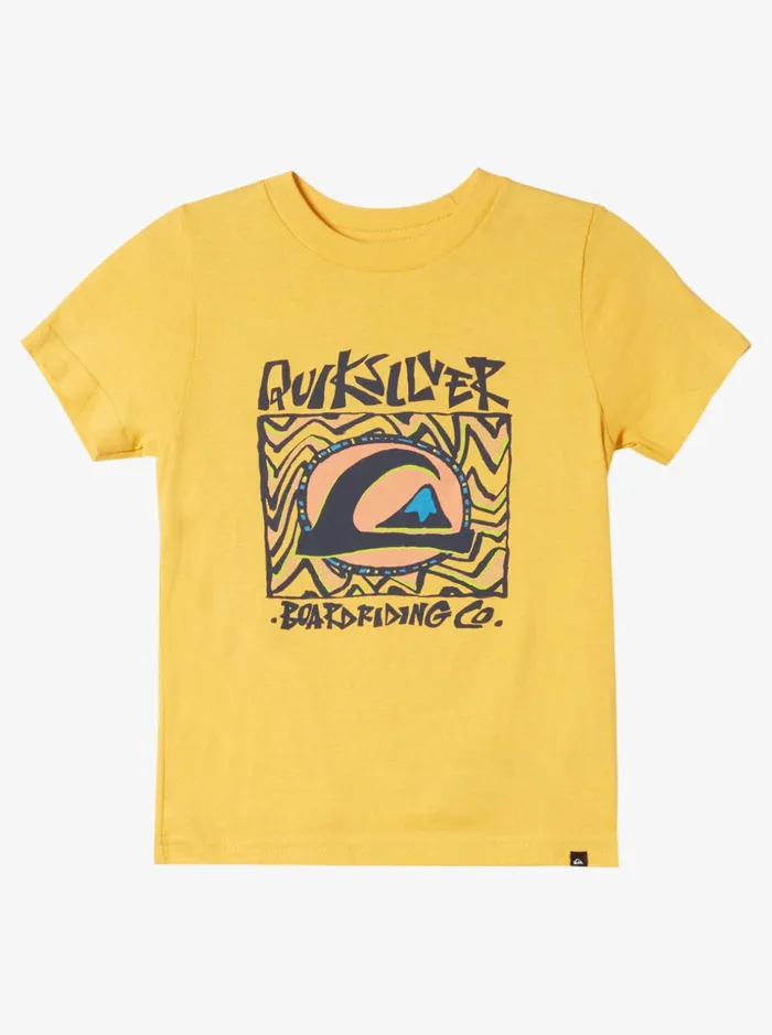 Boys Quiksilver Tees Boy039s 27 Midnight Sun TShirt Yolk Yellow