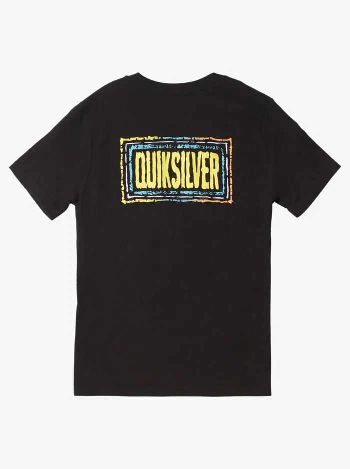 Boys Quiksilver Tees Boy039s 816 Echoed Beat TShirt Black Boys Quiksilver Tees Boy039s 816 Echoed Beat TShirt Black