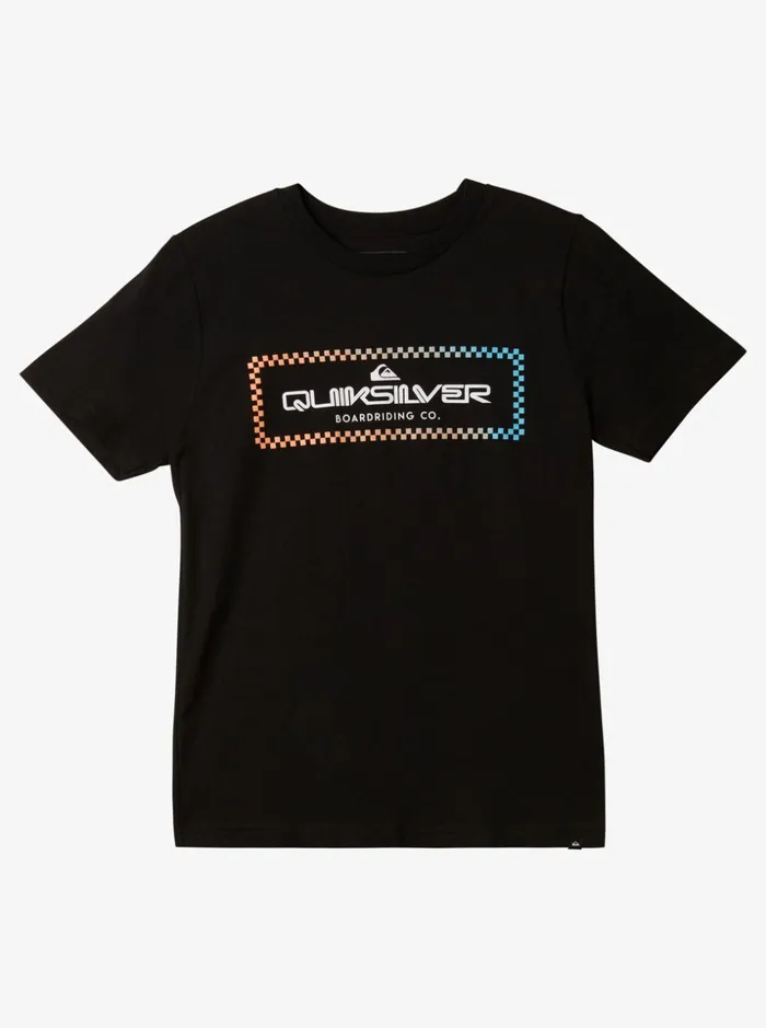 Boys Quiksilver Tees Boy039s 816 Rain Check TShirt Black