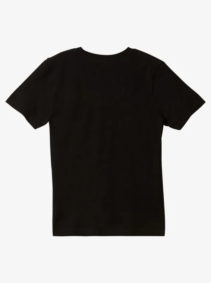 Boys Quiksilver Tees Boy039s 816 Rain Check TShirt Black Boys Quiksilver Tees Boy039s 816 Rain Check TShirt Black