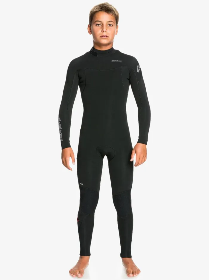 Boys Quiksilver Wetsuits Boy039s 816 43 Everyday Sessions BackZip Wetsuit Black