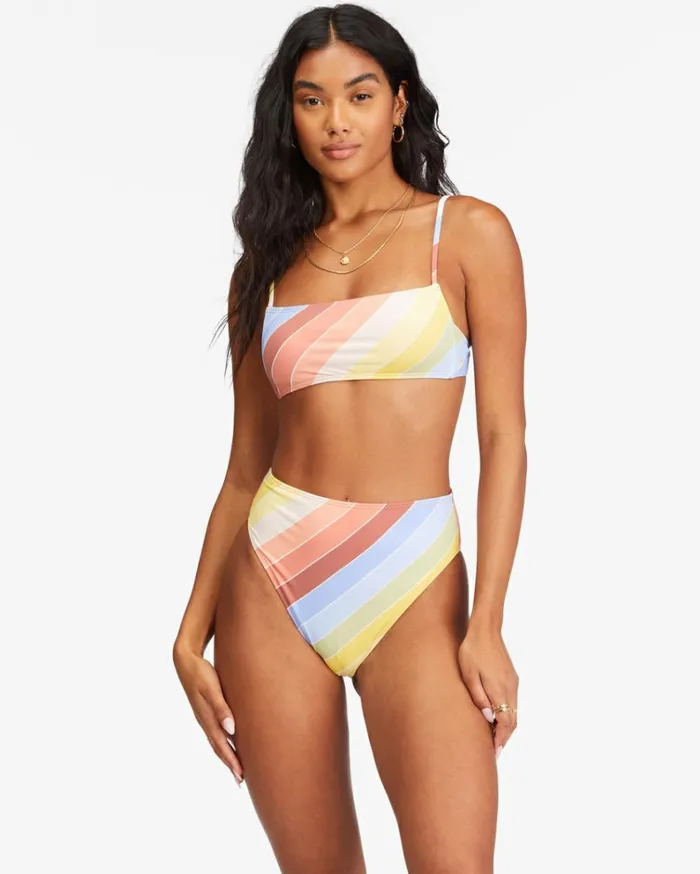 Brighter Daze Rise Bikini Bottoms Multi Women Billabong Bikini Bottoms